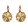 GEENA GOLDEN SHADOW CRYSTAL EARRINGS