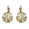 GEENA GOLD MOTTLE CRYSTAL EARRINGS