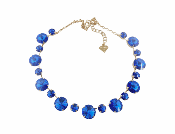 Angela Sapphire Crystal Necklace