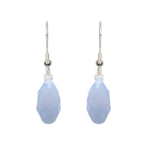 Blue Opal Handcrafted Crystal Earrings