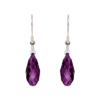 Amethyst Handcrafted Crystal Earrings
