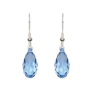 Ice Blue Handcrafted Crystal Earrings