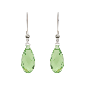 Peridot Handcrafted Crystal Earrings