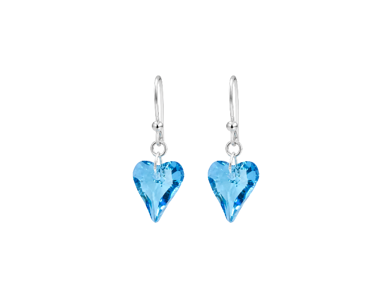 Harmonia Aquamarine Crystal Earrings