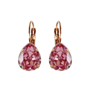 ALEX LIGHT ROSE CRYSTAL EARRINGS