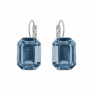 Crystal Montana Emmy Earrings in Silver