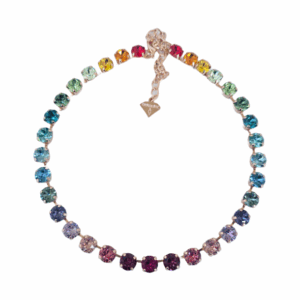 SPECTRUM RAINBOW CRYSTAL NECKLACE [REVERSE SYMMETRICAL]