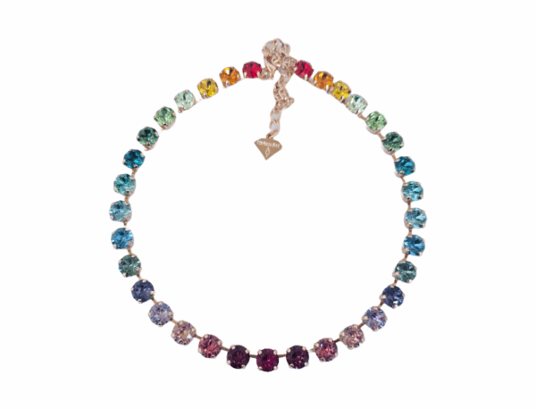 SPECTRUM RAINBOW CRYSTAL NECKLACE [REVERSE SYMMETRICAL]