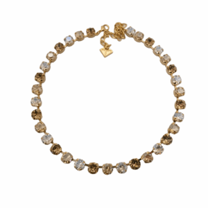 Champagne Sparkle Crystal Necklace