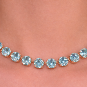 Aquamarine Crystal Necklace