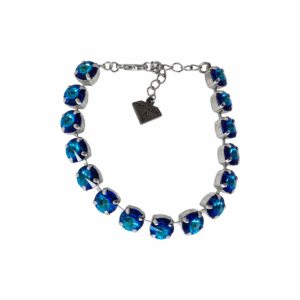 Bermuda Blue Crystal Tennis Bracelet