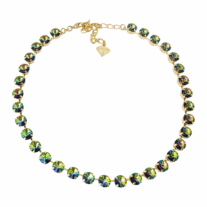 Dark Vitrail Crystal Necklace