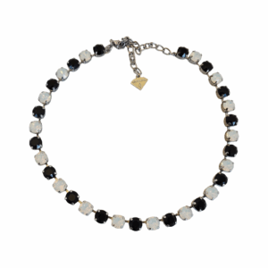 Classic Midnight Snow Crystal Necklace