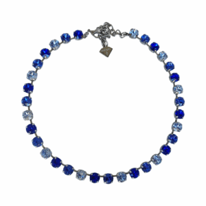 Classic Royal Blues Crystal Necklace