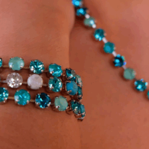 Under The Sea Crystal Tennis Bracelet