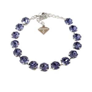 CLASSIC TANZANITE CRYSTAL TENNIS BRACELET