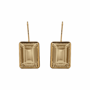 Sara Golden Shadow Earrings in Gold