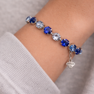 Royal Blues Swarovski Crystal Tennis Bracelet