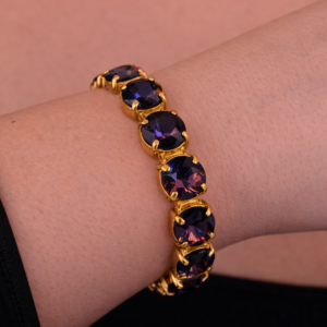 Swarovski Glide Volcano Bracelet in Gold (12mm)