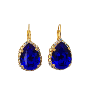 Royal Blue Alex Halo Earrings