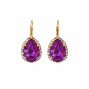 Orchid Alex Halo Earrings
