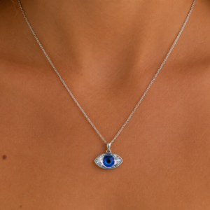 Evil Eye Sapphire Pendant