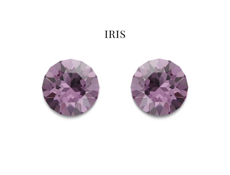 Classic Iris Sterling Studs