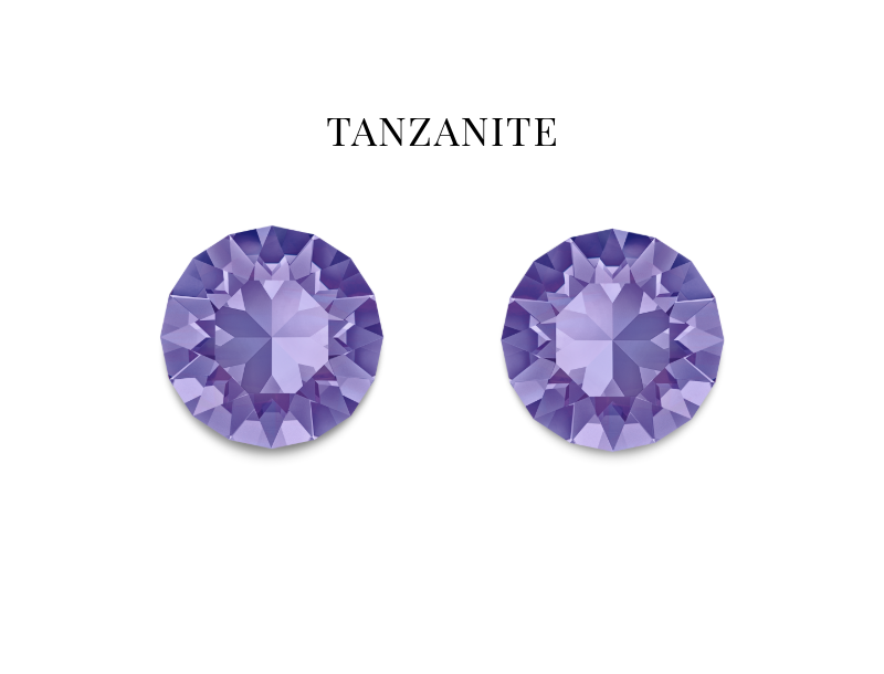 Classic Tanzanite Sterling Studs